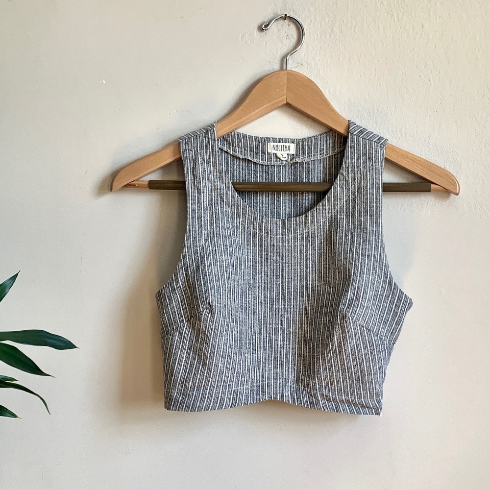 URBAN OUTFITTERS - Striped Crop Top